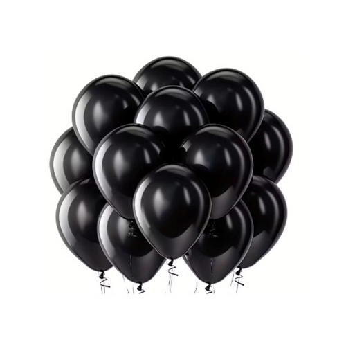 Regular Black Latex Balloon