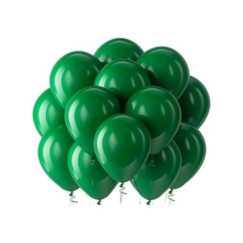 Regular Dark Green Latex Balloons