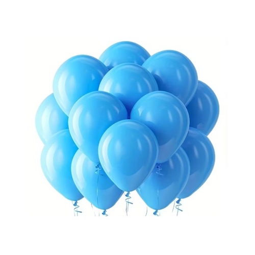 Regular Light Blue Latex Balloon