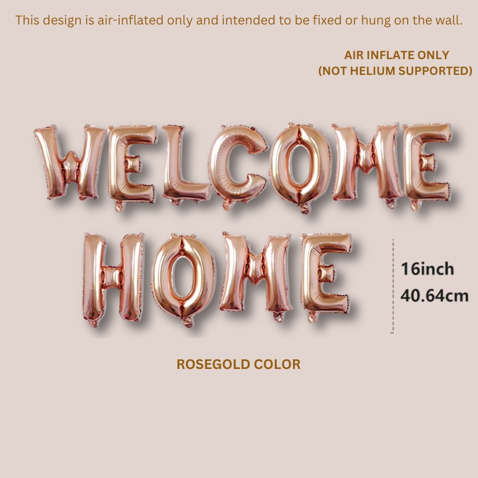 Welcome Home - Letter Set (Air Inflated) - Image 3