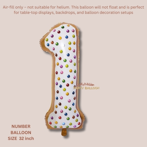 Number size 32 inch Foil Balloons - Image 3