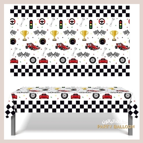 Racing Car Themed - Disposable Table Cover - Image 3