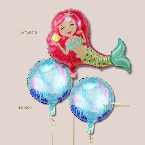 Mermaid Foil Balloon